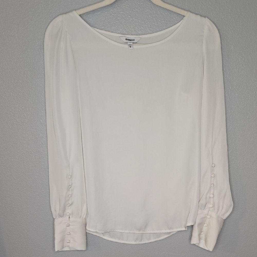 Elegant White Blouse by Express